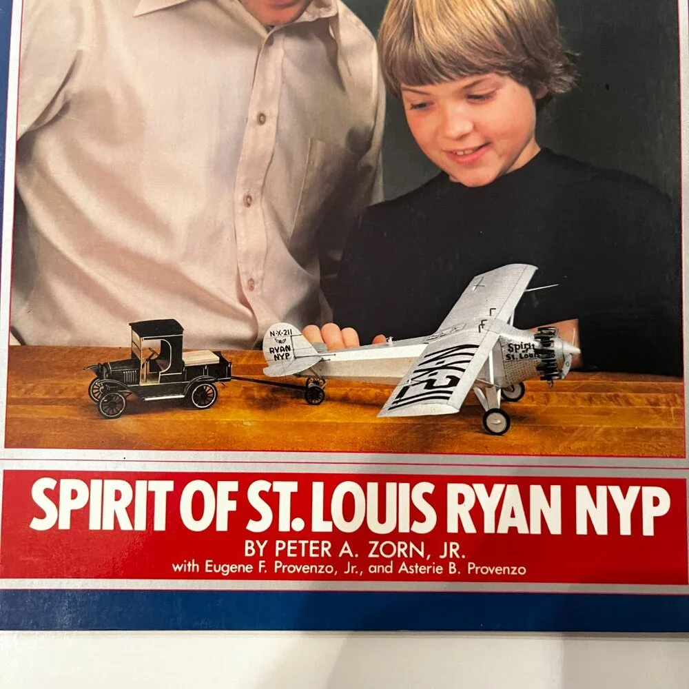 Paper Cutout Model - Spirit‎ of St. Louis - Lindbergh Plane - 1982